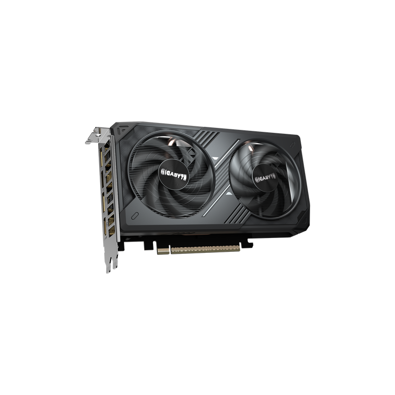 Gigabyte RTX 5050 Windforce OC grafikkort sideprofil