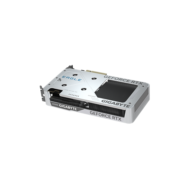 Oversikt over videoutganger på Gigabyte RTX 5060 Eagle OC ICE grafikkort