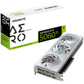 Gigabyte RTX 5060 Ti Aero OC grafikkort 8 GB GDDR7 hvit forfra