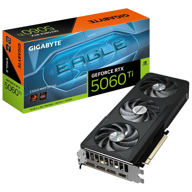 Gigabyte RTX 5060 Ti Eagle MAX OC grafikkort forfra