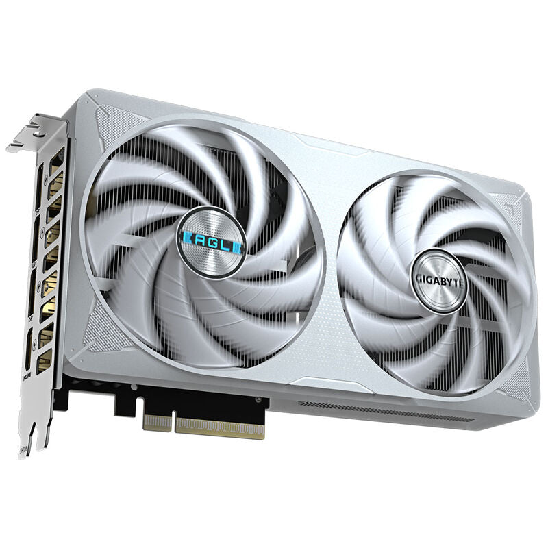 Sideprofil av Gigabyte RTX 5060 Ti Eagle OC ICE grafikkort