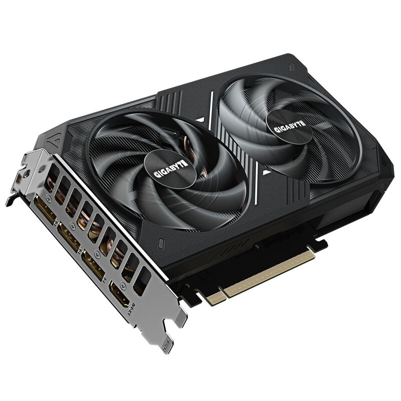Baksiden av Gigabyte RTX 5060 Ti Windforce MAX OC grafikkort