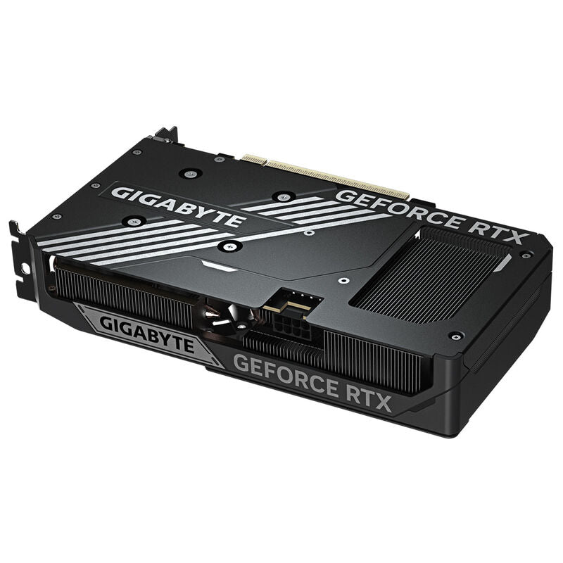 Gigabyte RTX 5060 Ti Windforce MAX OC nærbilde av kjøleribbe