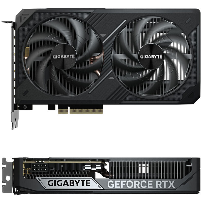 Gigabyte RTX 5060 Ti Windforce OC grafikkort detalj nærbilde
