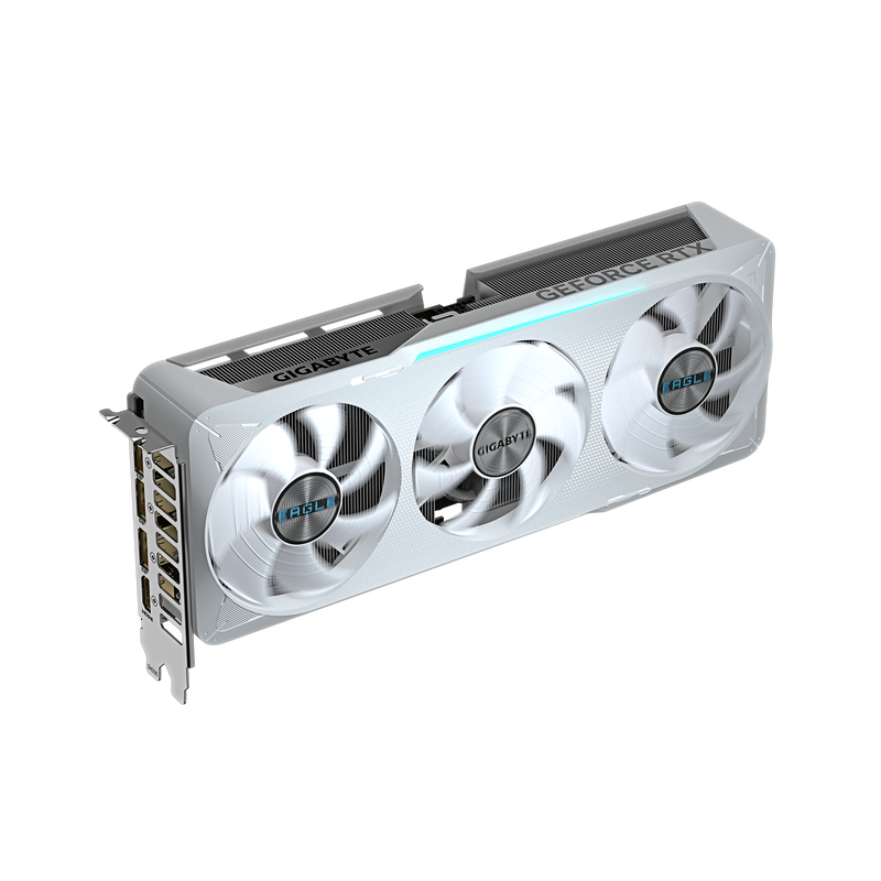 Gigabyte RTX 5070 Eagle OC Ice SFF grafikkort bakside