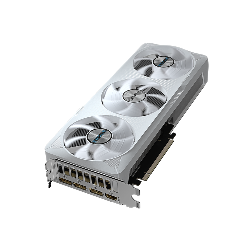 Gigabyte RTX 5070 Eagle OC Ice SFF grafikkort vifte og kjøleribbe