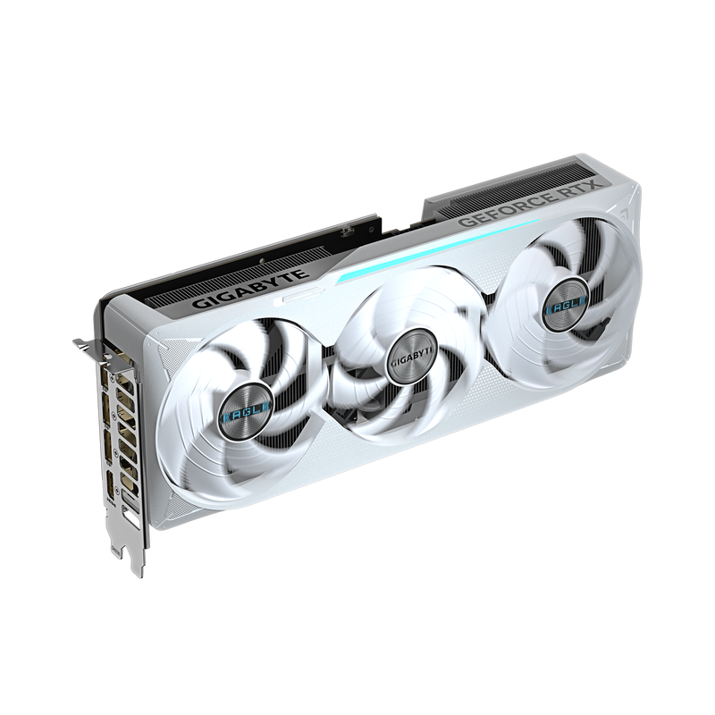 Gigabyte RTX 5070 Ti Eagle OC Ice SFF grafikkort bakside