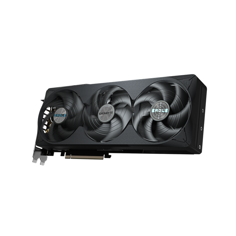 Gigabyte RTX 5070 Ti Eagle OC SFF grafikkort DisplayPort og HDMI-porter