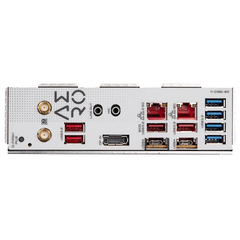 Gigabyte TRX50 Aero D hovedkort montert i PC