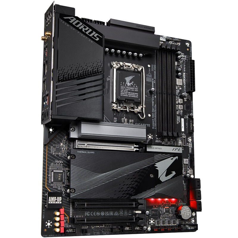 Gigabyte Z790 Aorus Elite AX hovedkort bakside