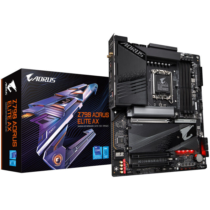 Gigabyte Z790 Aorus Elite AX hovedkort forfra