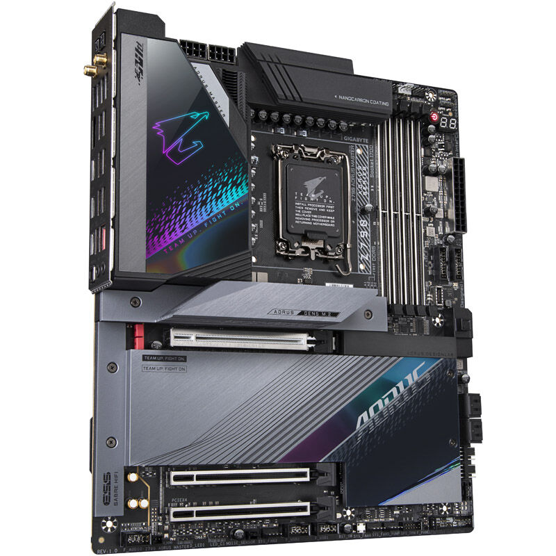 Gigabyte Z790 Aorus Master hovedkort bakside