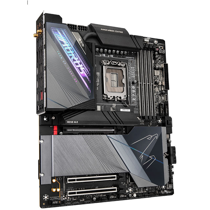 Gigabyte Z790 Aorus Master X hovedkort bakside