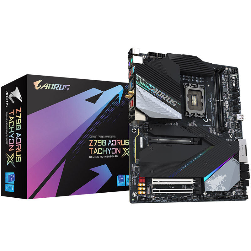 Gigabyte Z790 Aorus Tachyon X hovedkort forfra