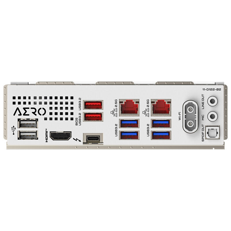 Gigabyte Z890 AERO G hovedkort montert i PC