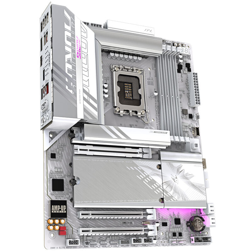 Gigabyte Z890 Aorus Elite WiFi7 ICE hovedkort bakside