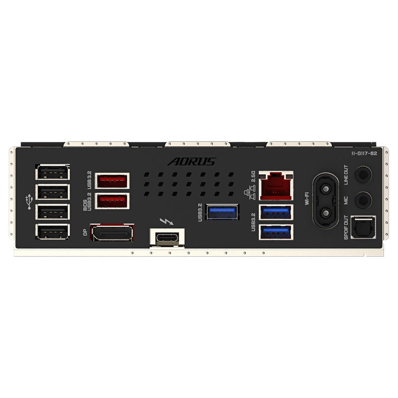 Montert Gigabyte Z890 Aorus Elite WiFi7 hovedkort i PC-kabinett