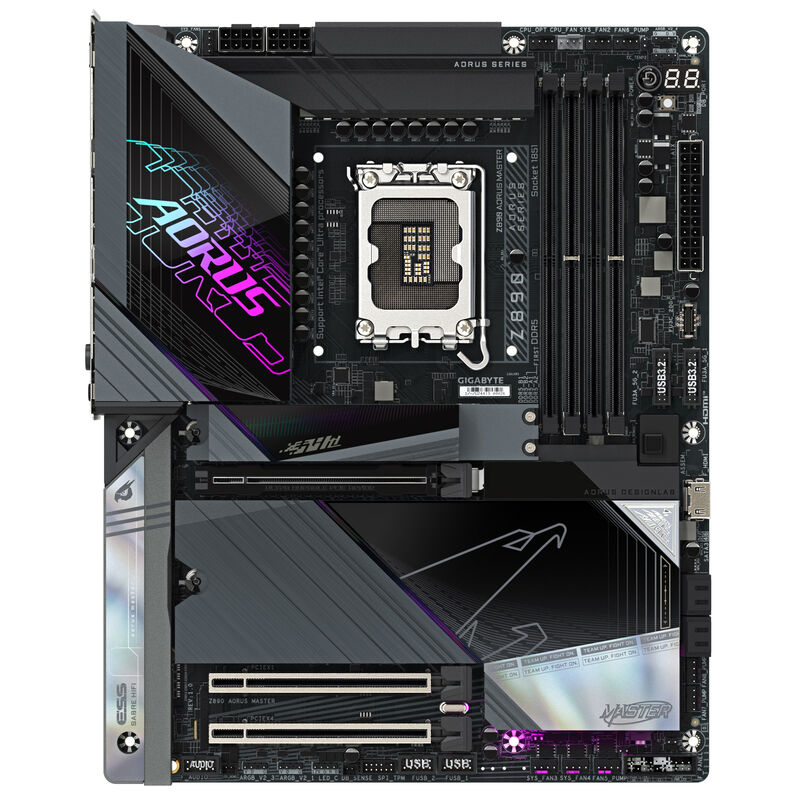 Detaljbilde av Gigabyte Z890 AORUS Master hovedkort