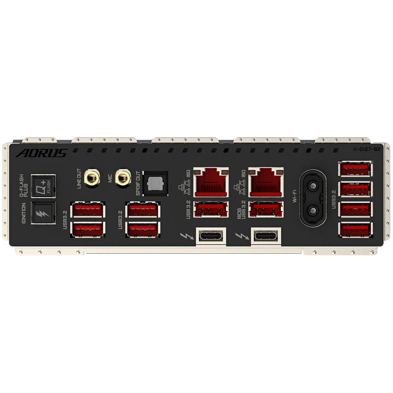 Gigabyte Z890 Aorus Xtreme AI Top hovedkort montert i PC-kasse