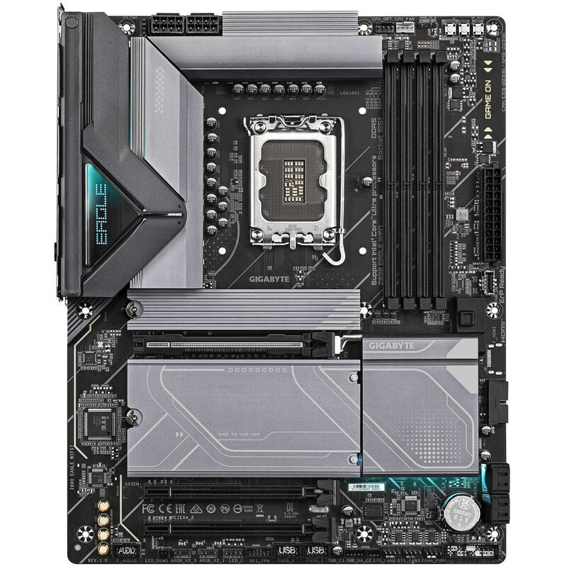 Detalj av Gigabyte Z890 Eagle WiFi7 hovedkort