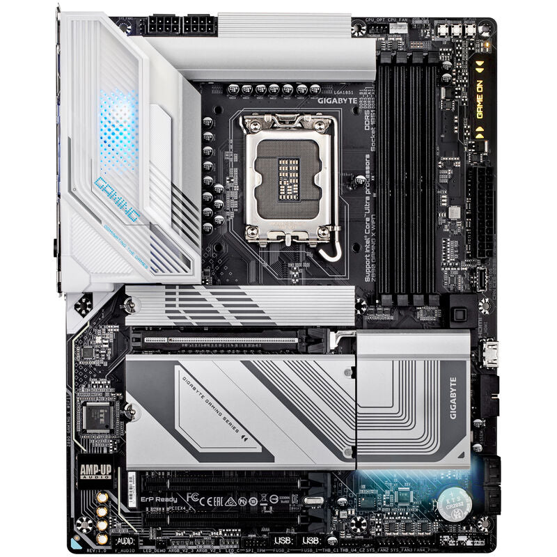 Gigabyte Z890 Gaming X WiFi7 hovedkort detalj av PCIe spor