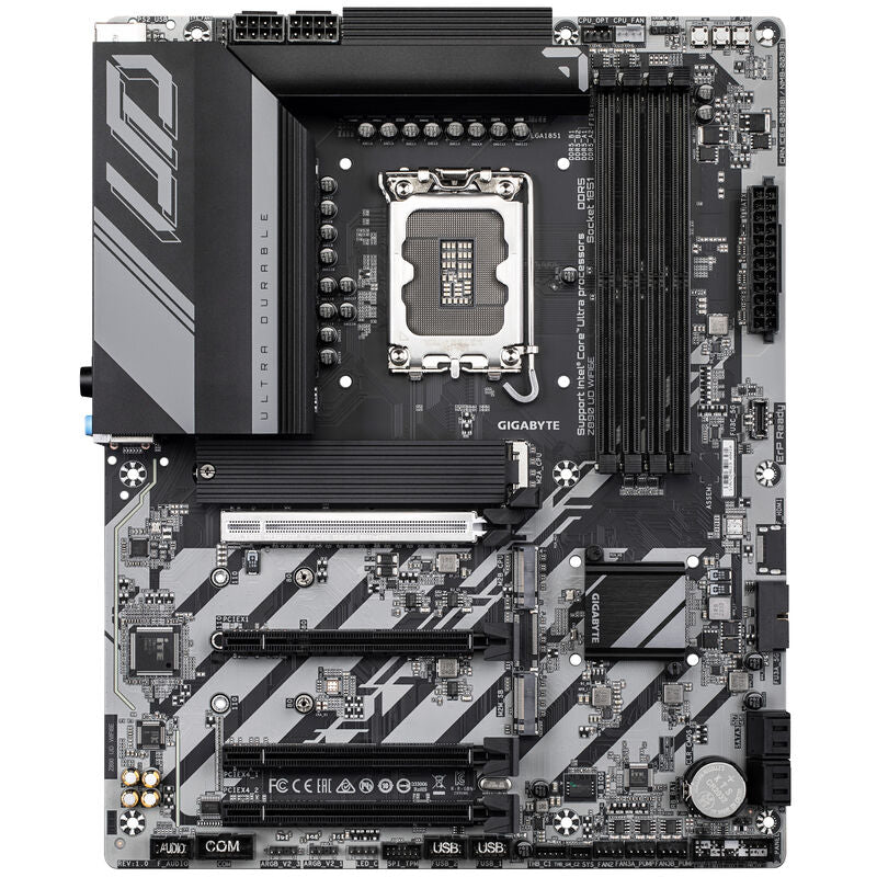 Detalj av Gigabyte Z890 UD WiFi6E hovedkort