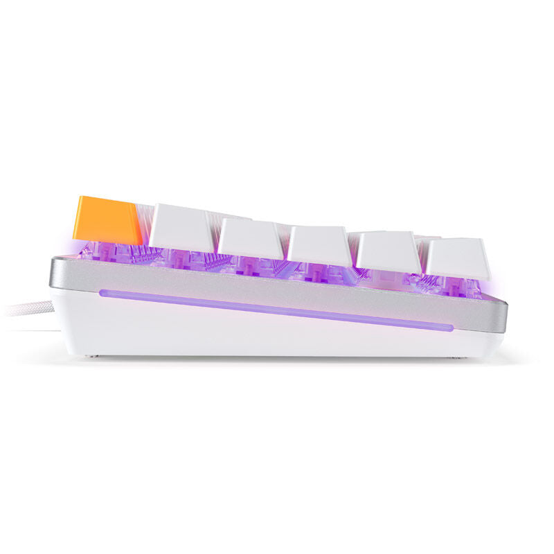 Detaljbilde av Glorious GMMK 2 Full-Size gamingtastatur Fox Switches US hvit taster