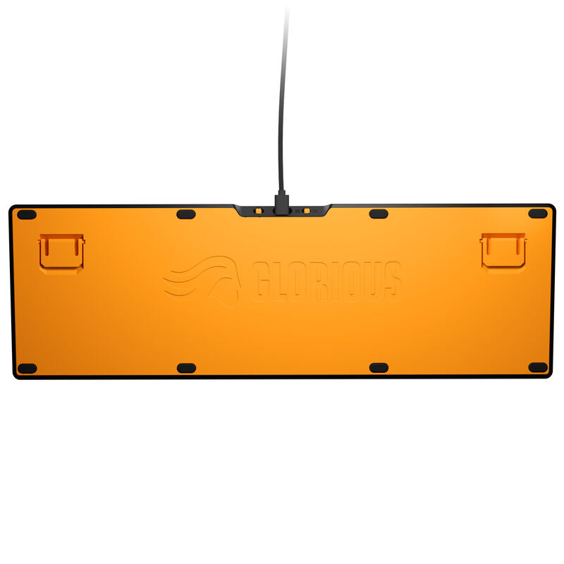 RGB-belysning på Glorious GMMK 3 100 % gamingtastatur Fox Switch Hot-Swap svart