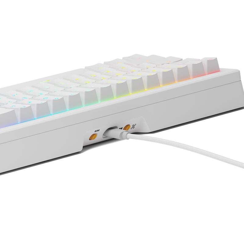 Glorious GMMK 3 65% gamingtastatur Fox Switches ANSI svart dempeputer i deksel