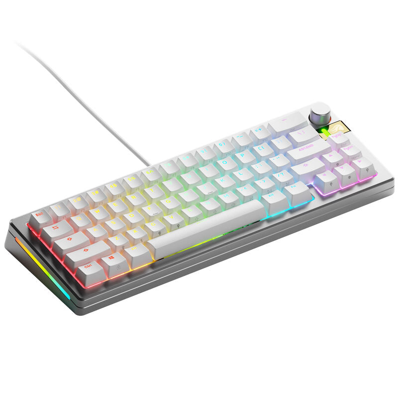 Glorious GMMK 3 Pro HE 65 % gamingtastatur forfra sølv