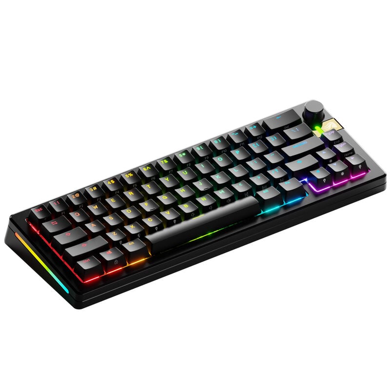 Glorious GMMK 3 Pro HE 65 % trådløs gamingtastatur svart forfra