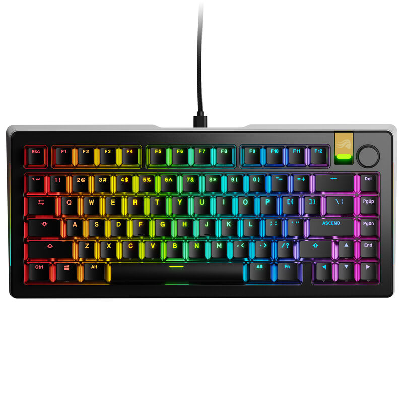 Glorious GMMK 3 Pro HE 75% gamingtastatur bakside