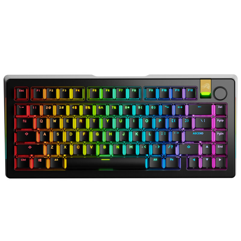 Glorious GMMK 3 Pro HE Wireless 75 % gamingtastatur bakside