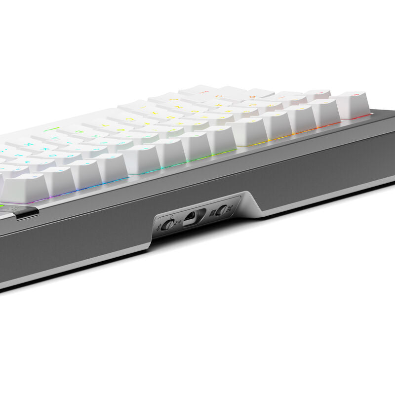 Glorious GMMK 3 Pro Wireless 75 % gamingtastatur Fox sølv montert