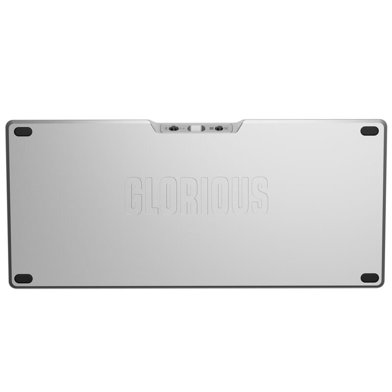Glorious GMMK 3 Pro Wireless 75 % gamingtastatur Fox sølv med RGB-belysning