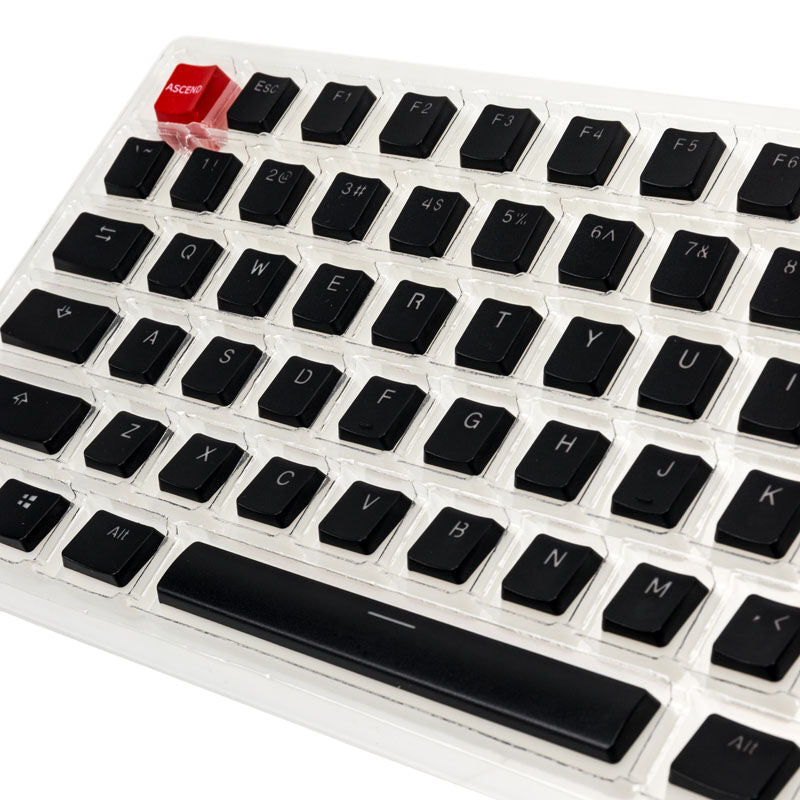Glorious GMMK tastatur med svart eloksert aluminiumsramme
