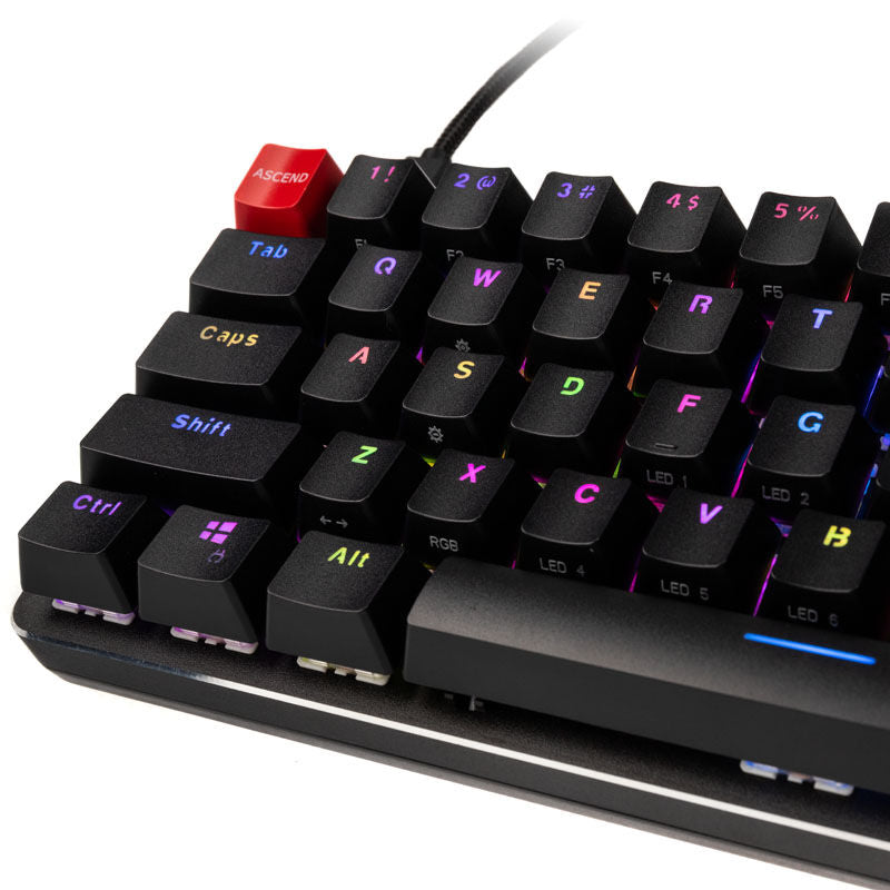 Oversiktbilde av Glorious GMMK Compact gamingtastatur 60% Gateron Brown US