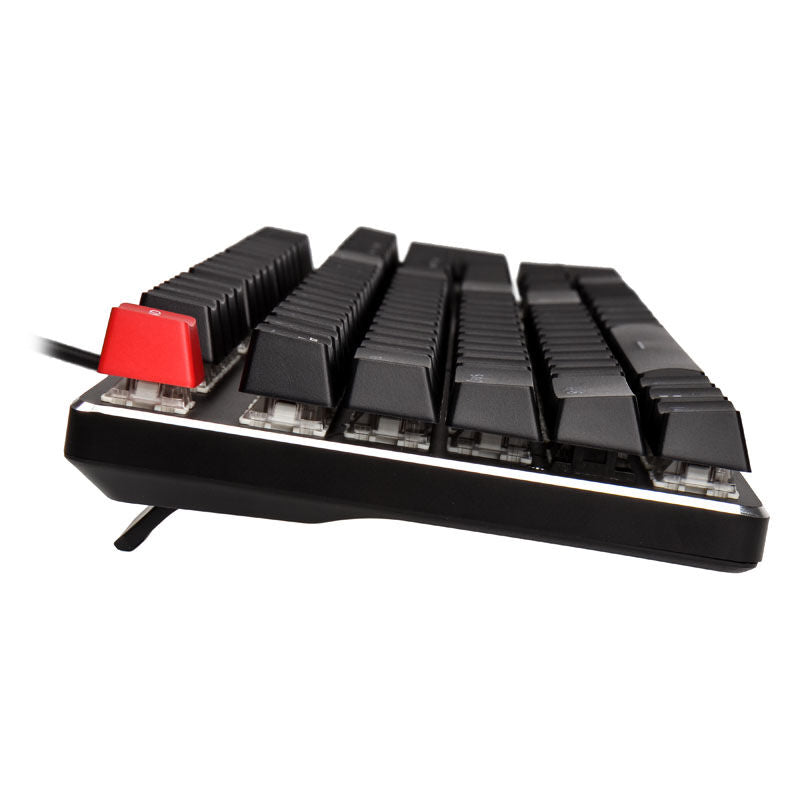 Detalj av Glorious GMMK Full-Size gamingtastatur mekanisk Gateron Brown RGB taster