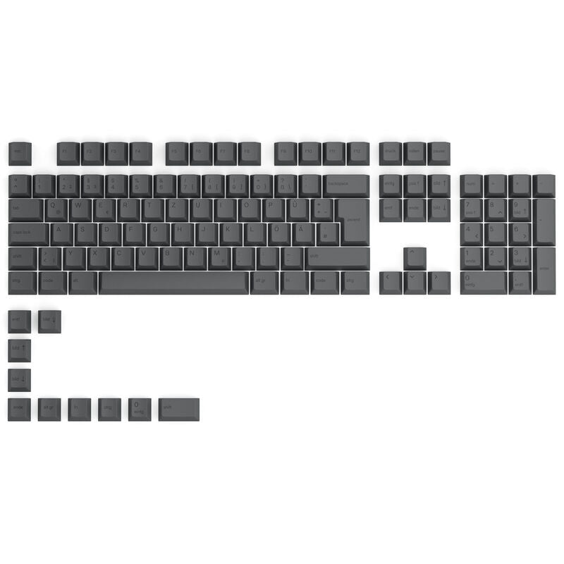 Sideprofil av Glorious GMMK Pro Black Phantom tastatur