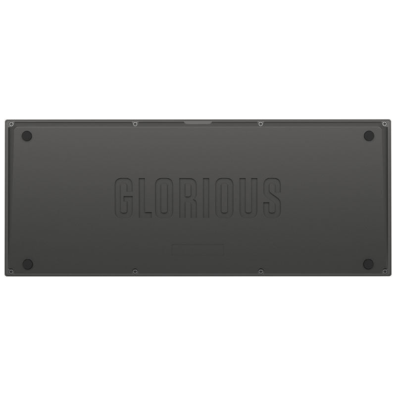 Glorious GMMK Pro Black Slate 75% barebone tastatur ANSI svart montert og i bruk