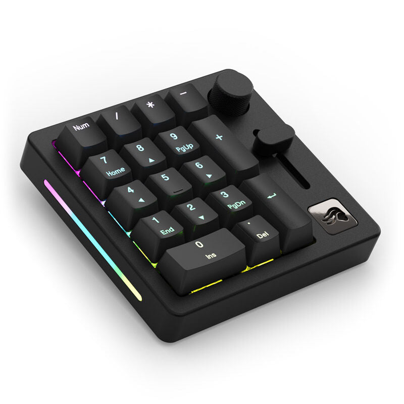 Glorious GMMK Wireless Numpad mekanisk Fox Switches svart forfra