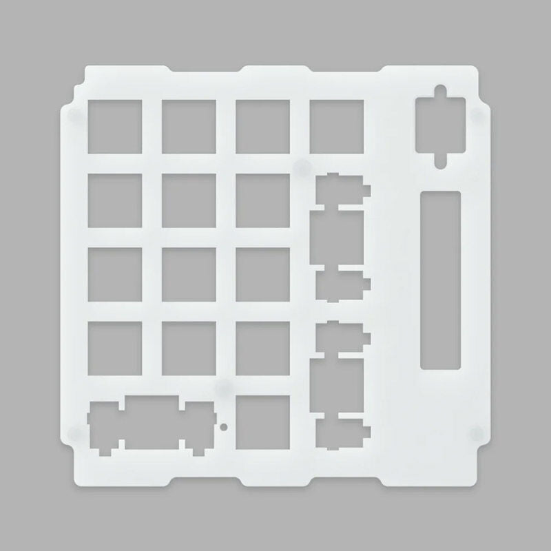 Glorious GMMK Wireless Numpad Switch Plate polykarbonat bakside