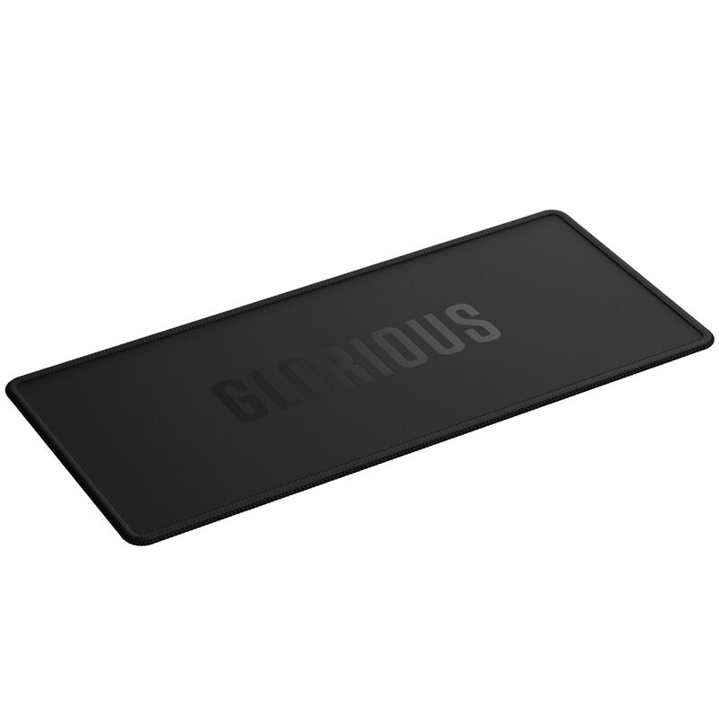 Glorious Keyboard Mat 75% musematte svart forfra