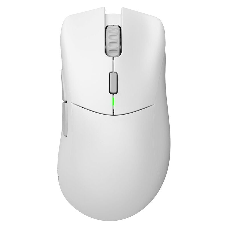 Glorious Model D 2 PRO 4K 8KHz trådløs gamingmus hvit forfra