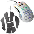 Glorious Model D gamingmus hvit glossy forfra