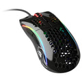 Glorious Model D gamingmus kablet 12000 DPI svart glossy forfra