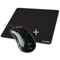 Glorious Model D gamingmus svart glanset forfra