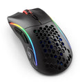 Glorious Model D Wireless trådløs gamingmus forfra svart matt