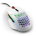 Glorious Model I gamingmus 19000 DPI RGB hvit matt forfra