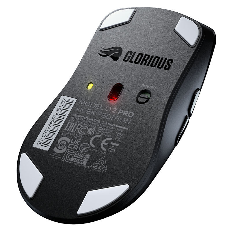 Oversikt over Glorious Model O 2 PRO Wireless gamingmus svart